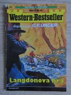 LANGDONOVA HRA, SV. 594, DOPORUČUJE G. F. UNGER, WESTERN-BESTSELLER, RODOKAPS, **an
