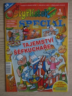 ČTYŘLÍSTEK SPECIÁL, TAJEMSTVÍ ŠÉFKUCHAŘE, 1/2017