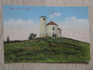 KAPLE SV. JIŘÍ NA ŘÍPU, OKRES LITOMĚŘICE, POHLEDNICE 1685