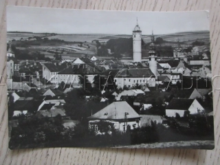 CELKOVÝ POHLED NA DOMAŽLICE, OKRES DOMAŽLICE, POHLEDNICE 1739