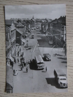 KLADNO, TŘÍDA ČS. ARMÁDY, VETERÁN - AUTOBUS ŠKODA 706?, OKRES KLADNO, POHLEDNICE 1751
