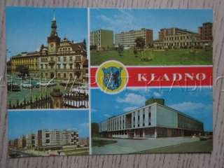 KLADNO, MĚSTSKÝ NÁRODNÍ VÝBOR, ROZDĚLOV, SÍTNÁ - DŮM KULTURY ROH, OKRES KLADNO, POHLEDNICE 1755