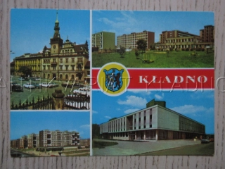 KLADNO, MĚSTSKÝ NÁRODNÍ VÝBOR, ROZDĚLOV, SÍTNÁ - DŮM KULTURY ROH, OKRES KLADNO, POHLEDNICE 1756