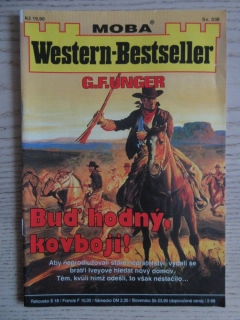 BUĎ HODNÝ, KOVBOJI!, SV. 038, G. F. UNGER, WESTERN-BESTSELLER, RODOKAPS, **an
