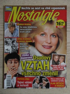 NOSTALGIE, PESTRÝ SVĚT, ELIŠKA BALZEROVÁ, VLADIMÍR KRATINA, 03/2018