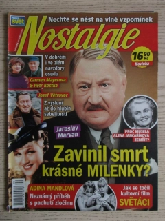 NOSTALGIE, PESTRÝ SVĚT, JAROSLAV MARVAN, ADINA MANDLOVÁ, JOSEF VĚTROVEC, 04/2018