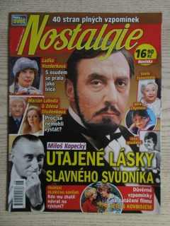 NOSTALGIE, PESTRÝ SVĚT, MILOŠ KOPECKÝ, OLDŘICH NOVÝ, MARIÁN LABUDA A ZDENA STUDENKOVÁ, 8/2019