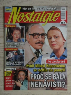 NOSTALGIE, PESTRÝ SVĚT, IVA JANŽUROVÁ, PETRA JANŮ, DUŠAN KLEIN, 3/2020