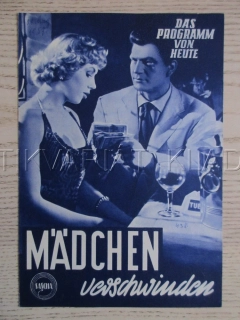 MÄDCHEN VERSCHWINDEN, J. GABIN, BIO PROGRAM ČŠ-2 Č. 6