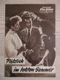 SUDDENLY, LAST SUMMER, E. TAYLOR, K. HEPBURN, BIO PROGRAM ČŠ-2 Č. 90