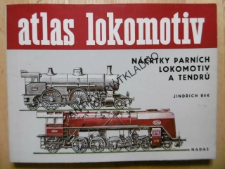 ATLAS LOKOMOTIV, NÁČRTKY PARNÍCH LOKOM. A TENDRŮ, BEK, ŽELEZNICE, 1984, **an 