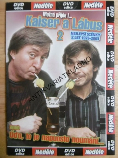 MOŽNÁ PŘIJDE I... KAISER A LÁBUS, 2., SCÉNKY 1979-2003, DVD FILM