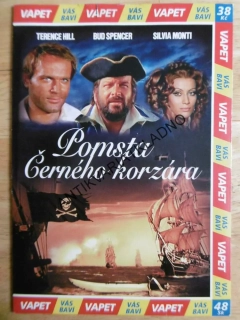POMSTA ČERNÉHO KORZÁRA,TERENCE HILL, BUD SPENCER, SILVIA MONTI, DVD FILM