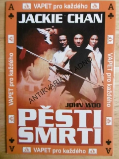 PĚSTI SMRTI, JOH WOO, JACKIE CHAN, DVD FILM,