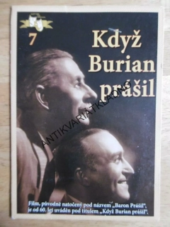 KDYŽ BURIAN PRÁŠIL, DVD FILM  ČR