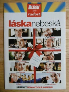 LÁSKA NEBESKÁ, HUGH GRANT, LIAM NEESON, COLIN FIRTH,  DVD FILM 