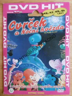 CVRČEK A NOČNÍ HVĚZDA, DVD FILM 