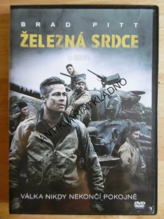 ŽELEZNÁ SRDCE, BRAD PITT, DVD FILM