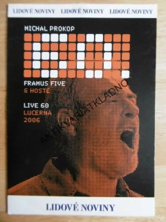 DVD - MICHAL PROKOP, FRASMUS FIVE, LIVE 60 LUCERNA 2006
