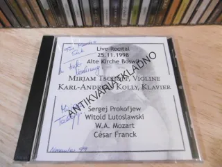 MIRJAM TSCHOPP, VIOLINE, KARL-ANDREAS KOLLY, KLAVIER, SERGEJ PROKOFJEW, MOZART, FRANCK, LUTOSLAWSKI, CD
