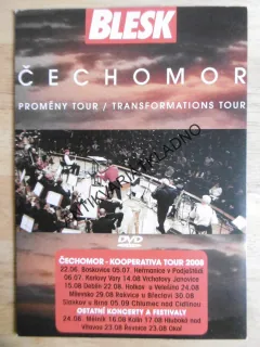 ČECHOMOR, PROMĚNY TOUR, 2008, DVD FILM  ČR