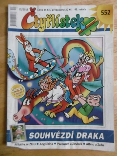 ČTYŘLÍSTEK 552 - SOUHVĚZDÍ DRAKA