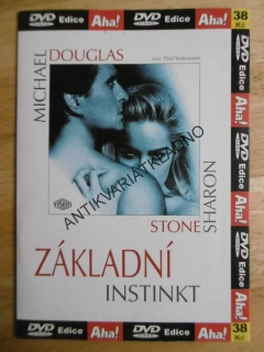 ZÁKLADNÍ INSTINKT, SHARON STONE, MICHAEL DOUGLAS, DVD FILM 