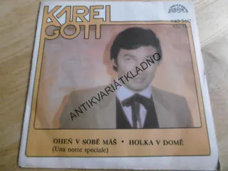 OHEŇ V SOBĚ MÁŠ, HOLKA V DOMĚ, KAREL GOTT, MALÁ DESKA