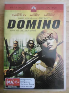 DOMINO, KEIRA KNIGHTLEY, MICKEY ROURKE, DVD FILM BEZ DABINGU BEZ ČESKÝCH TITULKŮ
