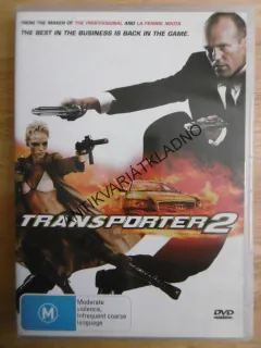TRANSPORTER 2., JASON STATHAM,DVD FILM, BEZ DABINGU I ČESKÝCH TITULKŮ
