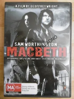 MACBETH, SAM WORTHINGTON, DVD FILM, BEZ DABINGU BEZ ČESKÝCH TITULEK