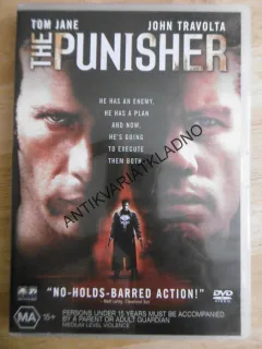 THE PUNISHER, TOM JANE, JOHN TRAVOLTA, DVD FILM, BEZ DABINGU I ČESKÝCH TITULKŮ