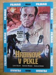 HRDINOVÉ V PEKLE, KLAUS KINSKI, DVD FILM 