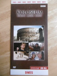 KOLOSEUM, ŘÍMSKÁ ARÉNA SMRTI, BBC,  DVD FILM DOKUMENT