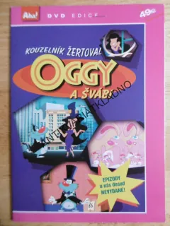 OGGY A ŠVÁBI, KOUZELNÍK ŽERTOVAL, DVD FILM 