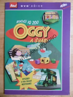 OGGY A ŠVÁBI, KOČIČÍ IQ 200, DVD FILM 