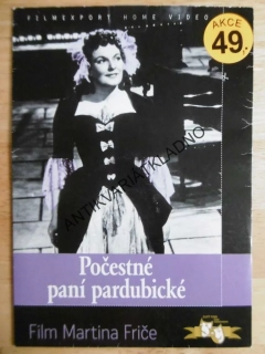 POČESTNÉ PANÍ PARDUBICKÉ, DVD FILM 