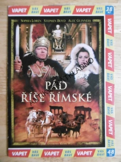 PÁD ŘÍŠE ŘÍMSKÉ, SOPHIA LOREN, DVD FILM