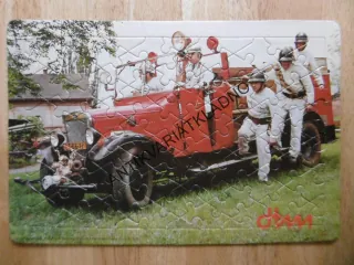 HASIČI, PUZZLE, VETERÁN