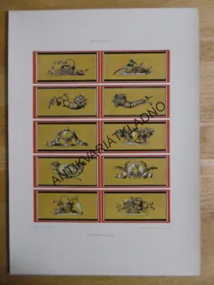 DEKORATIVNÍ TISK 1915 - ORNAMENTY
