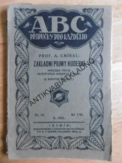 ZÁKLADNÍ POJMY HUDEBNÍ, 1-2, ADOLF CMÍRAL, 1921-2, 2 KUSY( NA FOTO JE JEN 1KUS )