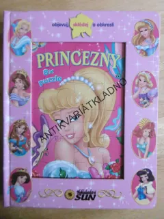 PRINCEZNY, 8 X PUZZLE, OBJEVUJ, SKLÁDEJ, OBKRESLI, **an