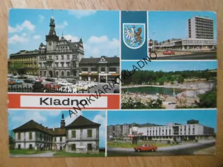 KLADNO -ZÁMEK, SÍTNÁ, KOUPLIŠTĚ VINAŘICE, RADNICE