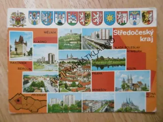 STŘEDOČESKÝ KRAJ- KLADNO, MĚLNÍK, KOLÍN, PŘÍBRAM, BEROUN, RAKOVNÍK, KH, AJ., popsané