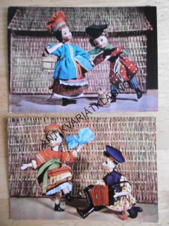 RUSKÝ SUVENÝR, PANENKY, HRAČKY, 1968, 2 KUSY