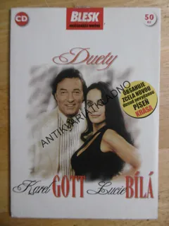 KAREL GOTT, LUCIE BÍLÁ, DUETY, CD HUDBA