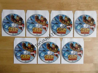 IRON MAN 1-7, DVD FILM