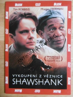 VYKOUPENÍ Z VĚZNICE SHAWSHANK, ROBBINS, FREEMAN, DVD FILM