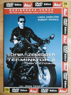 TERMINÁTOR 2, DEN ZÚČTOVÁNÍ, SCHWARZENEGGER, DVD FILM