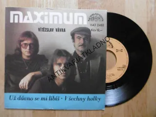 VÍTĚZSLAV VÁVRA, MAXIMUM, UŽ DÁVNO SE MI LÍBÍŠ, VŠECHNY HOLKY, MALÁ DESKA
